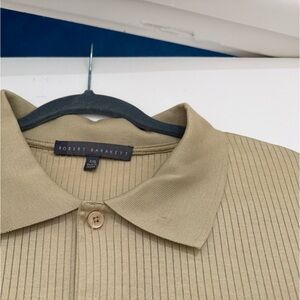 Robert Barakett Men's Beige Polo Shirt